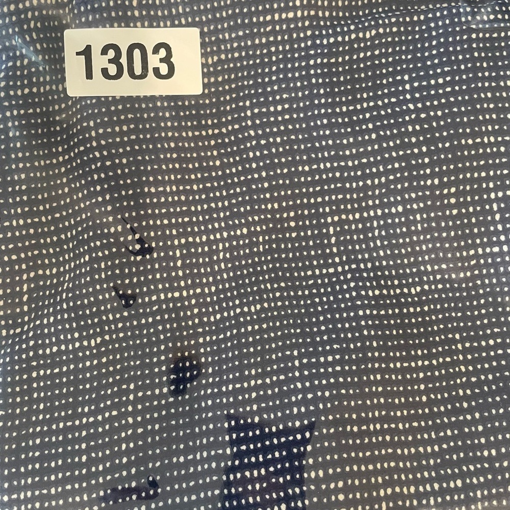 CAbi Texture Slouch Jogging Pant Size M White Polka Dots Womens Beach Coverup - Picture 7 of 7